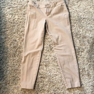 High waisted, tan, pixie pants